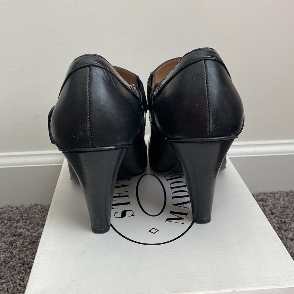 Women’s Black Steve Madden Heels Size 8 - Picture 4 of 7